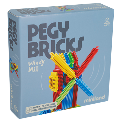 Joc educativ de constructii, Moara de Vant, de la 2 ani - imagine 6